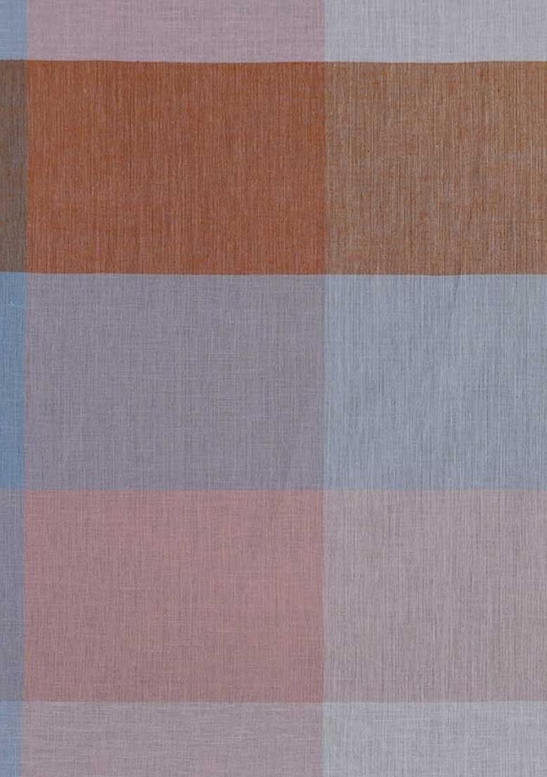 Multicolor Cotton Checked Dress - Indya