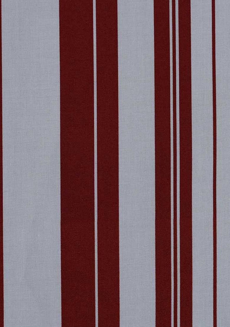 White Poplin Striped Jumpsuit - Indya