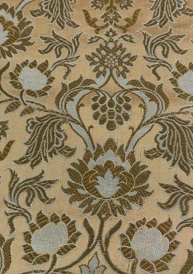 Golden Brocade Dress - Indya