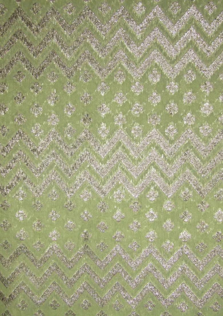 Mint Green Brocade Dress