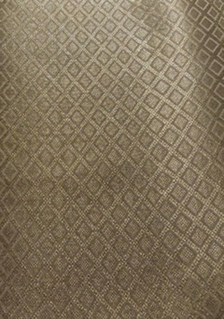 Golden Brocade Dress - Indya