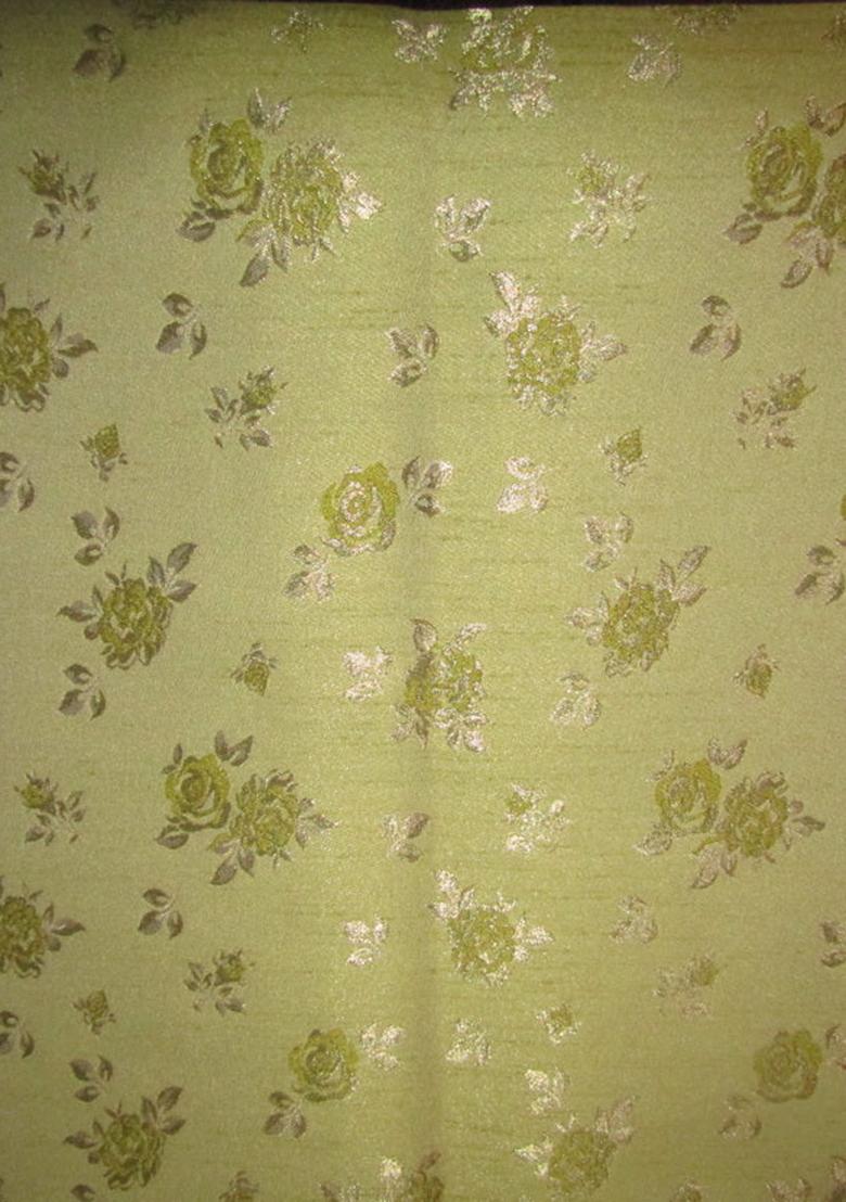 Lime Green Brocade Dress