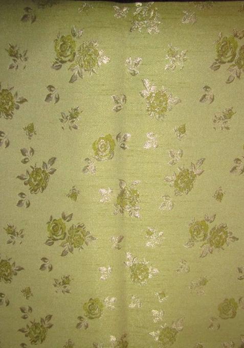 Lime Green Brocade Dress