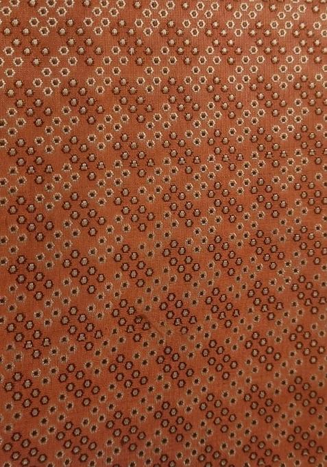 Orange Brocade Dress