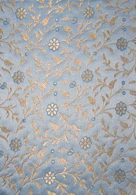 Light Blue Brocade Dress