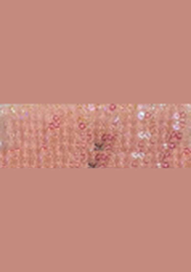 Pink Sequin Net Gown - Indya