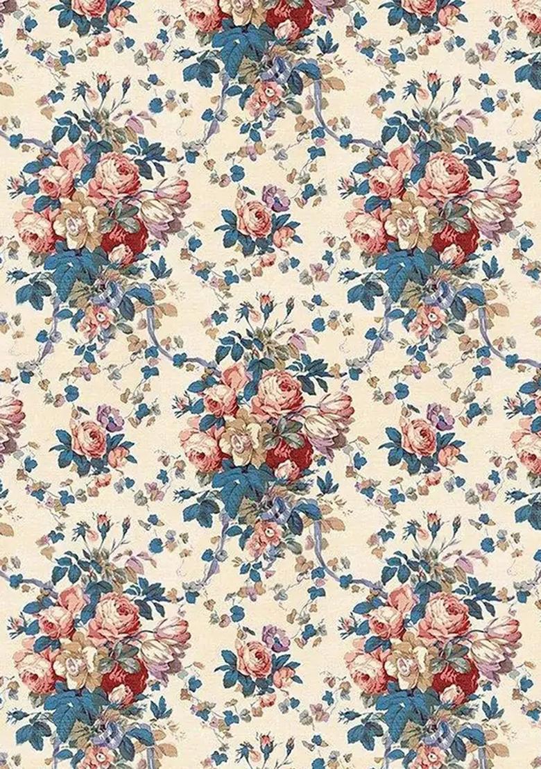 Multicolor Printed Chiffon Fusion Set - Indya