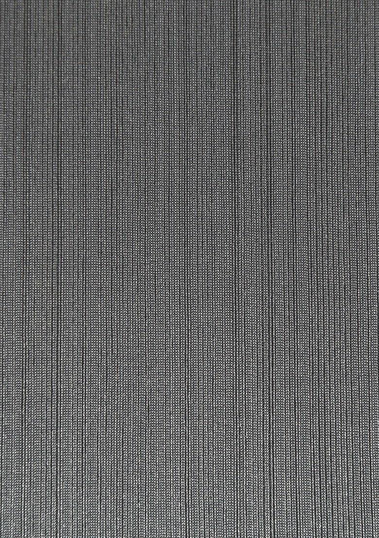 Dark Grey Self Design Polyester Fusion Set - Indya