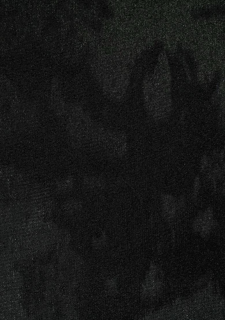 Black Solid Chiffon Crop Top Skirt Set