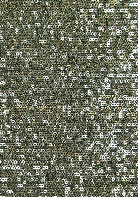 Green Sequin Blouse Georgette Lehenga Set