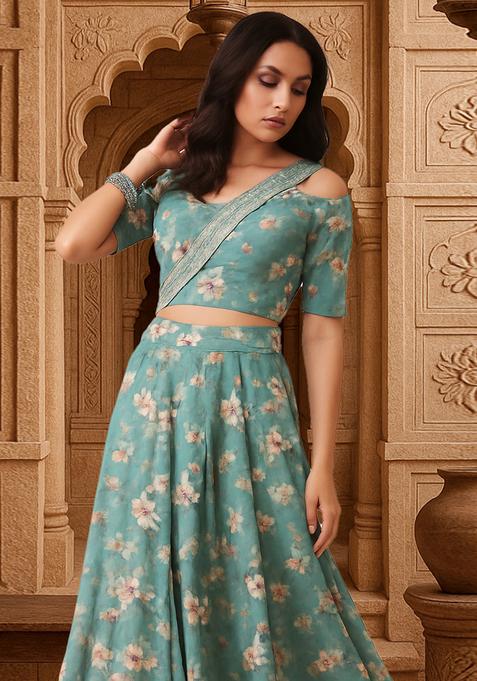 Blue Printed Fusion Set