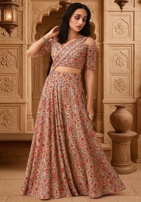 Multicolor Printed Fusion Set