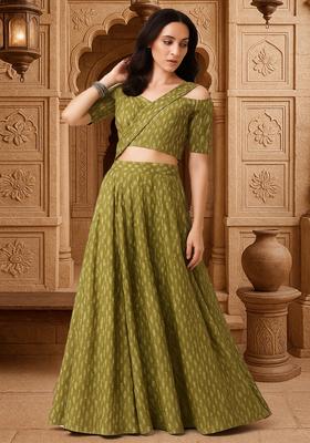 Green Printed Fusion Set