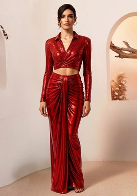 Red Solid Poly Blened Fusion Set