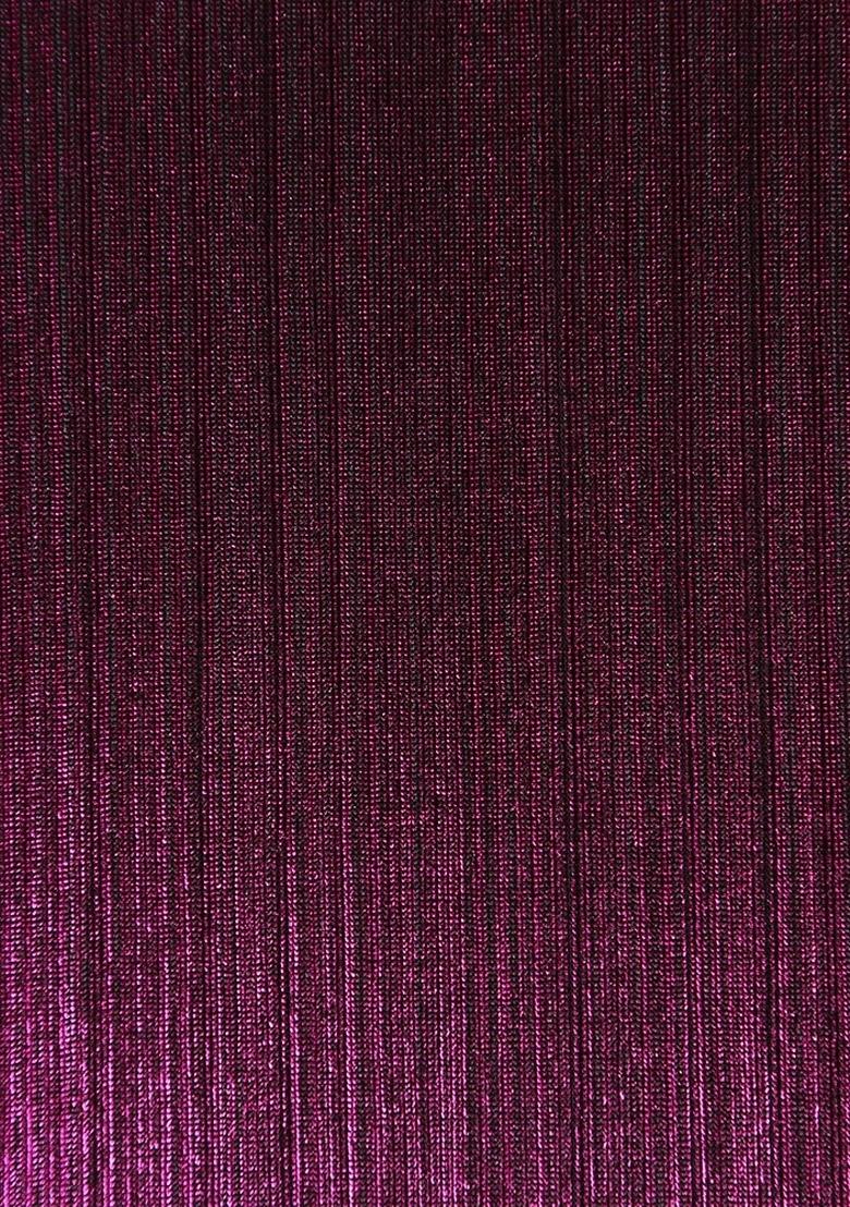 Dark Pink Solid Poly Blened Fusion Set - Indya