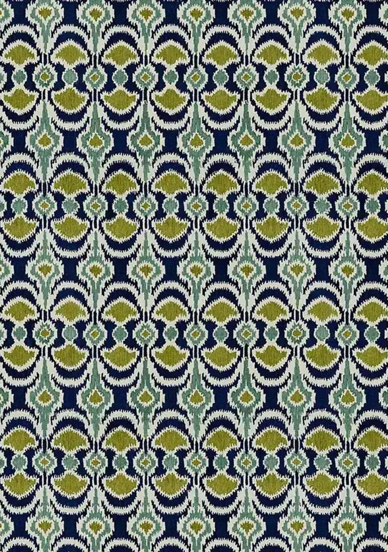 Blue Printed Polyester Fusion Set - Indya