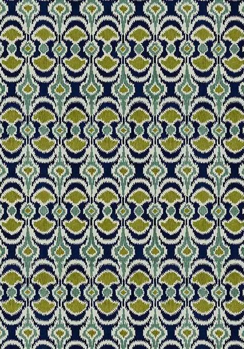 Blue Printed Polyester Fusion Set