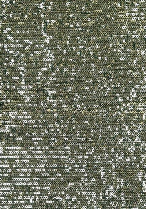 Green Sequin Georgette Lehenga Set