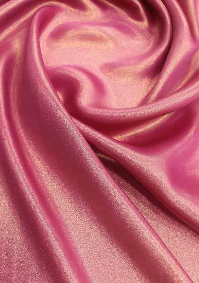 Light Pink Solid Georgette Lehenga Set