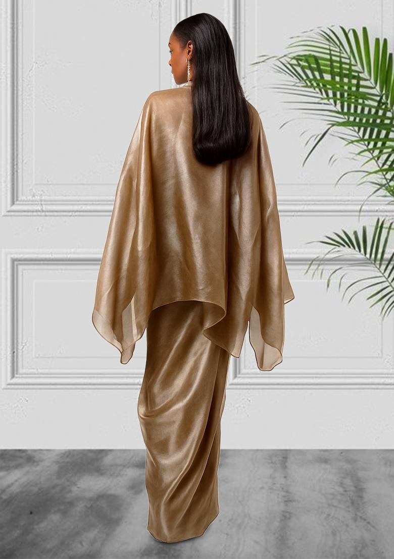 Brown Solid Tissue Fusion Set - Indya