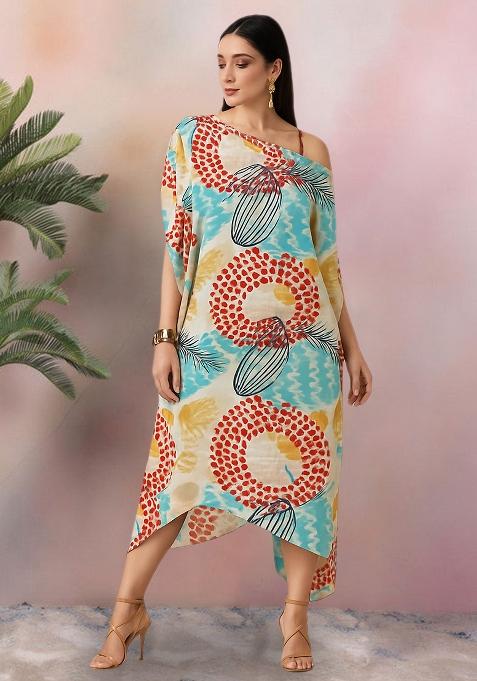 Multicolor Abstract Print Chinon Fusion Set