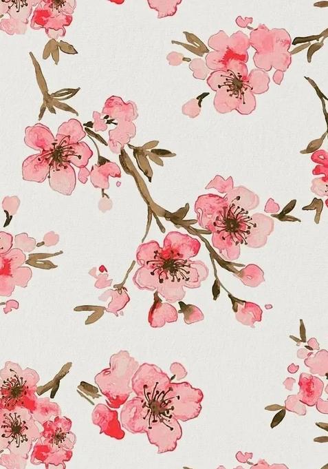 White Floral Print Satin Lehenga Set