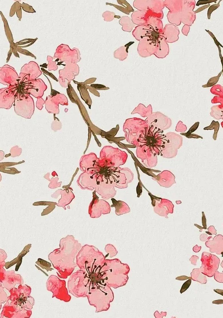 White Satin Floral Printed Fusion Set - Indya