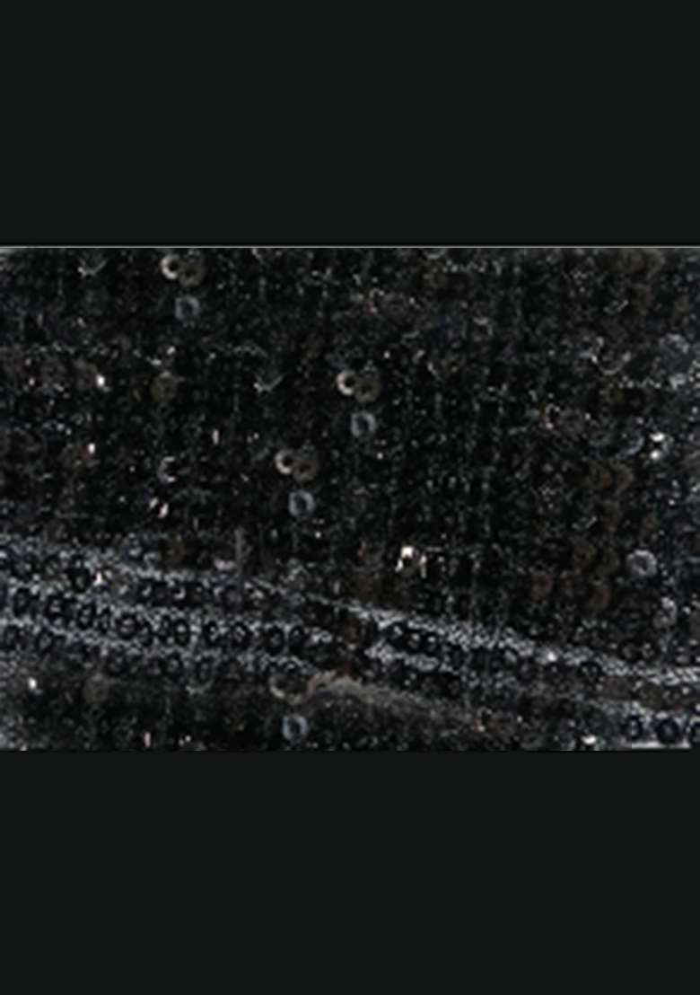 Black Net Skirt Set with Embroidery & Sequins for Diwali | Wedding & Festive Wear - Indya