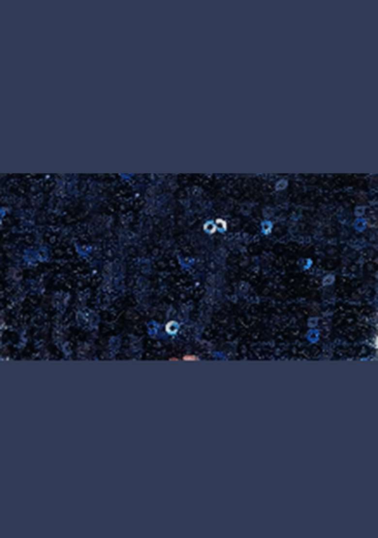 Blue Net Skirt Set with Embroidery & Sequins for Diwali | Wedding & Festive Wear - Indya