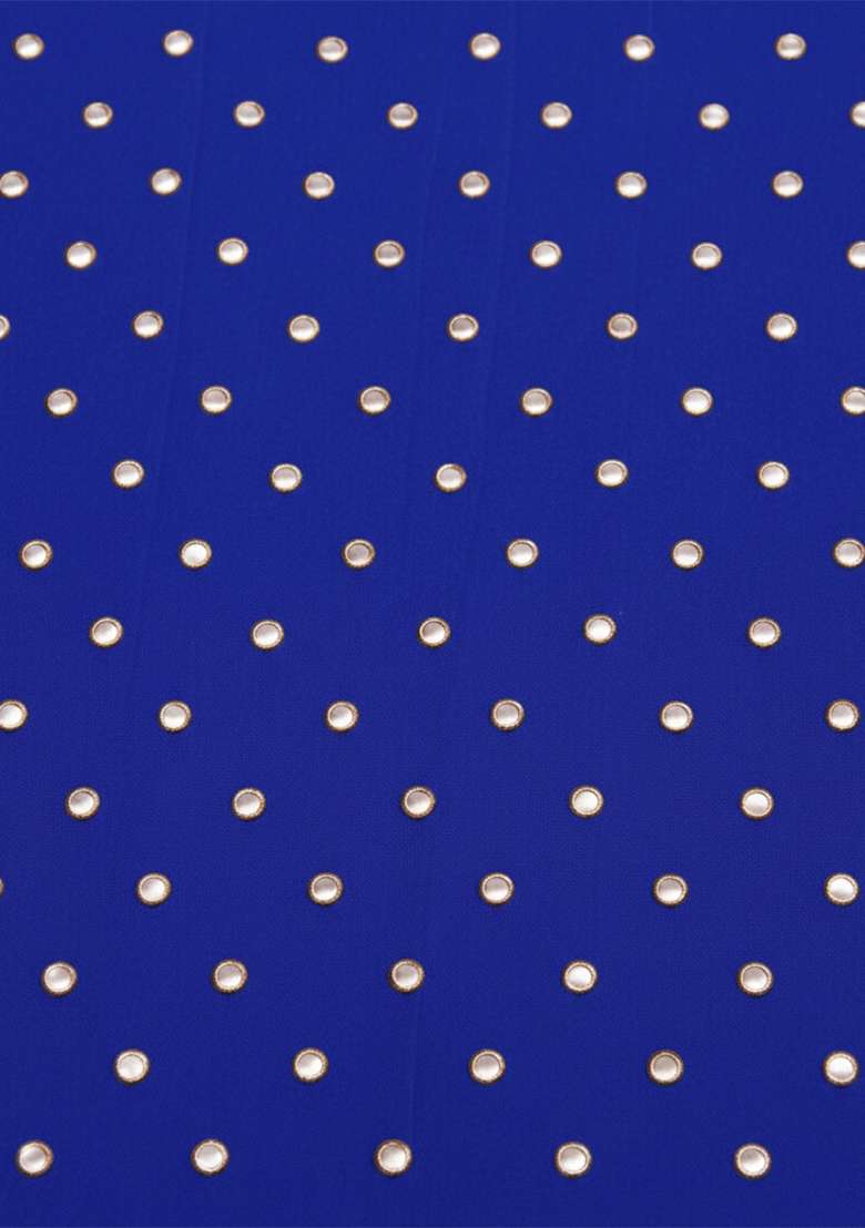 Royal Blue Sequin Shimmer Fusion Set - Indya