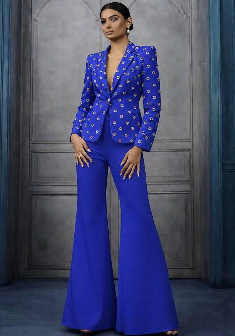 Royal Blue Sequin Shimmer Fusion Set