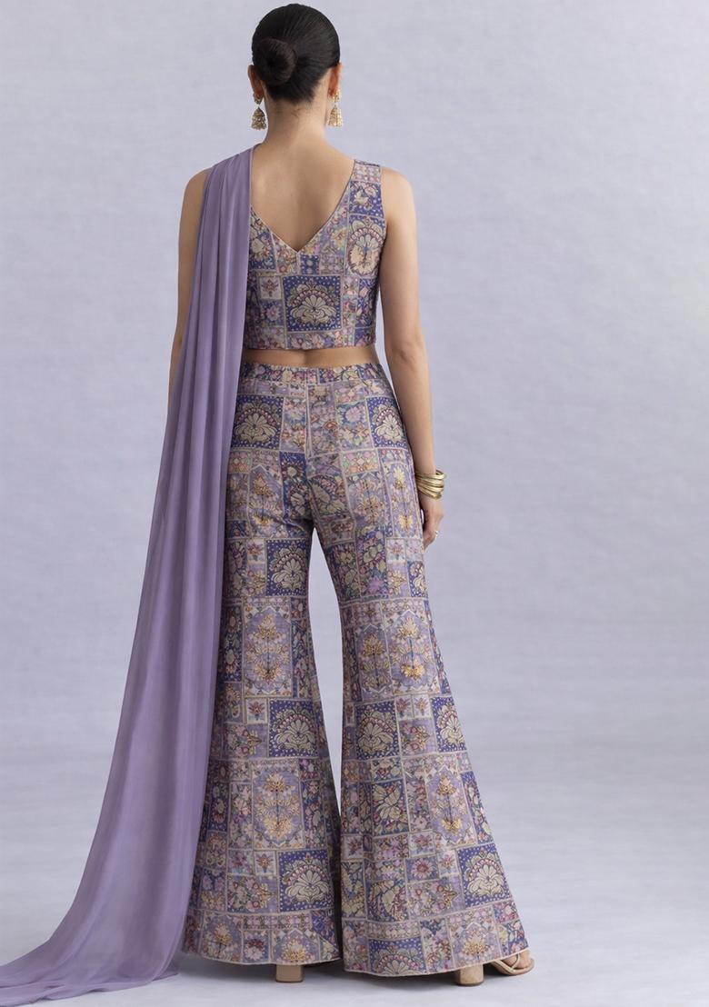 Lavender Silk Fusion Set - Indya