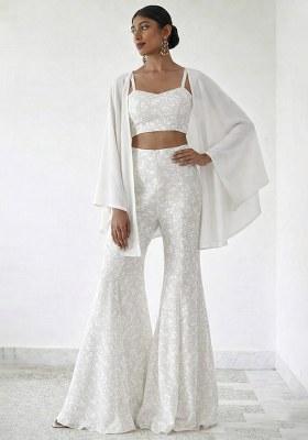 Ivory Jacquard Tissue Fusion Set