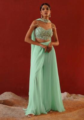 Mint Green Chinon Handwork Fusion Set