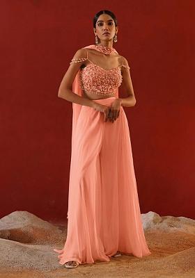 Peach Chinon Handwork Fusion Set