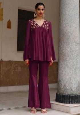 Wine Crepe Handwork Fusion Set