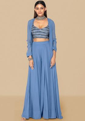 Steel Blue Handwork Fusion Set