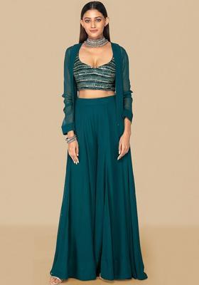 Teal Green Handwork Fusion Set