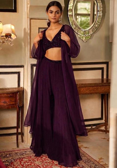 Plum Handwork Fusion Set