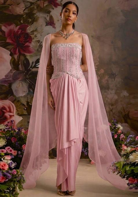 Pink Handwork Fusion Set