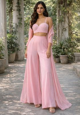 Baby Pink Handwork Fusion Set
