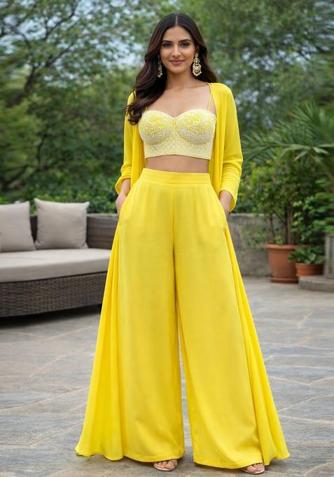 Bright Yellow Handwork Fusion Set
