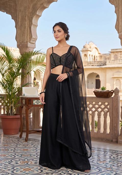 Black Handwork Fusion Set