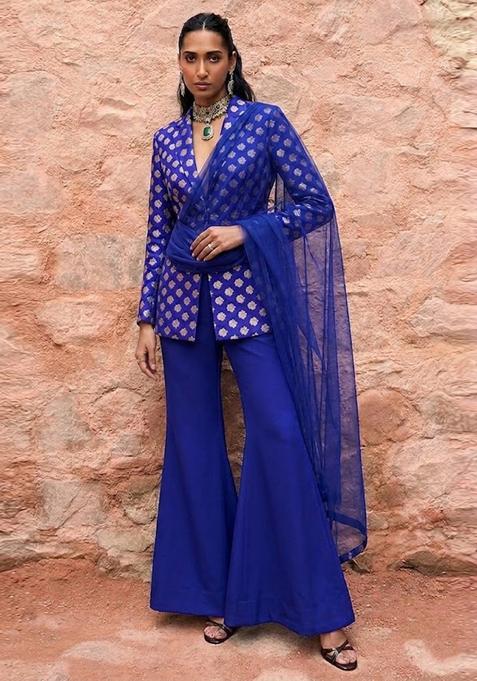 Royal Purple Brocade Fusion Set