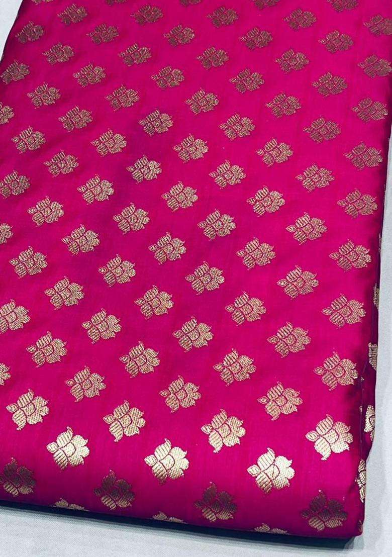 Pink Brocade Fusion Set - Indya
