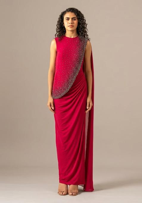 Pink Handwork Fusion Set