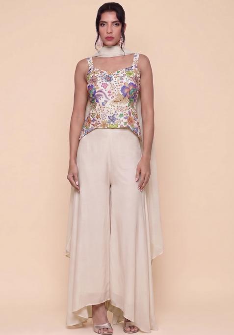 Off-White Printed Chinon Fusion Set