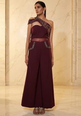Deep Wine Handwork Fusion Set