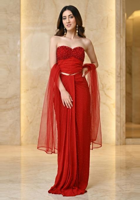 Bright Red Handwork Fusion Set