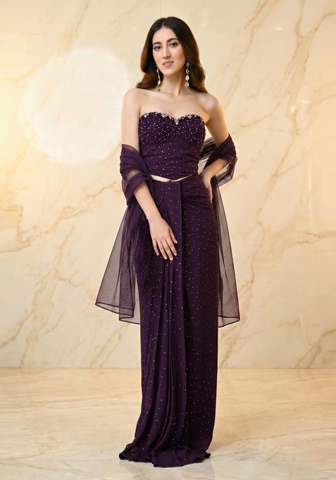 Deep Purple Handwork Fusion Set